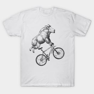 Mountain Goat Mountain Biking T-Shirt